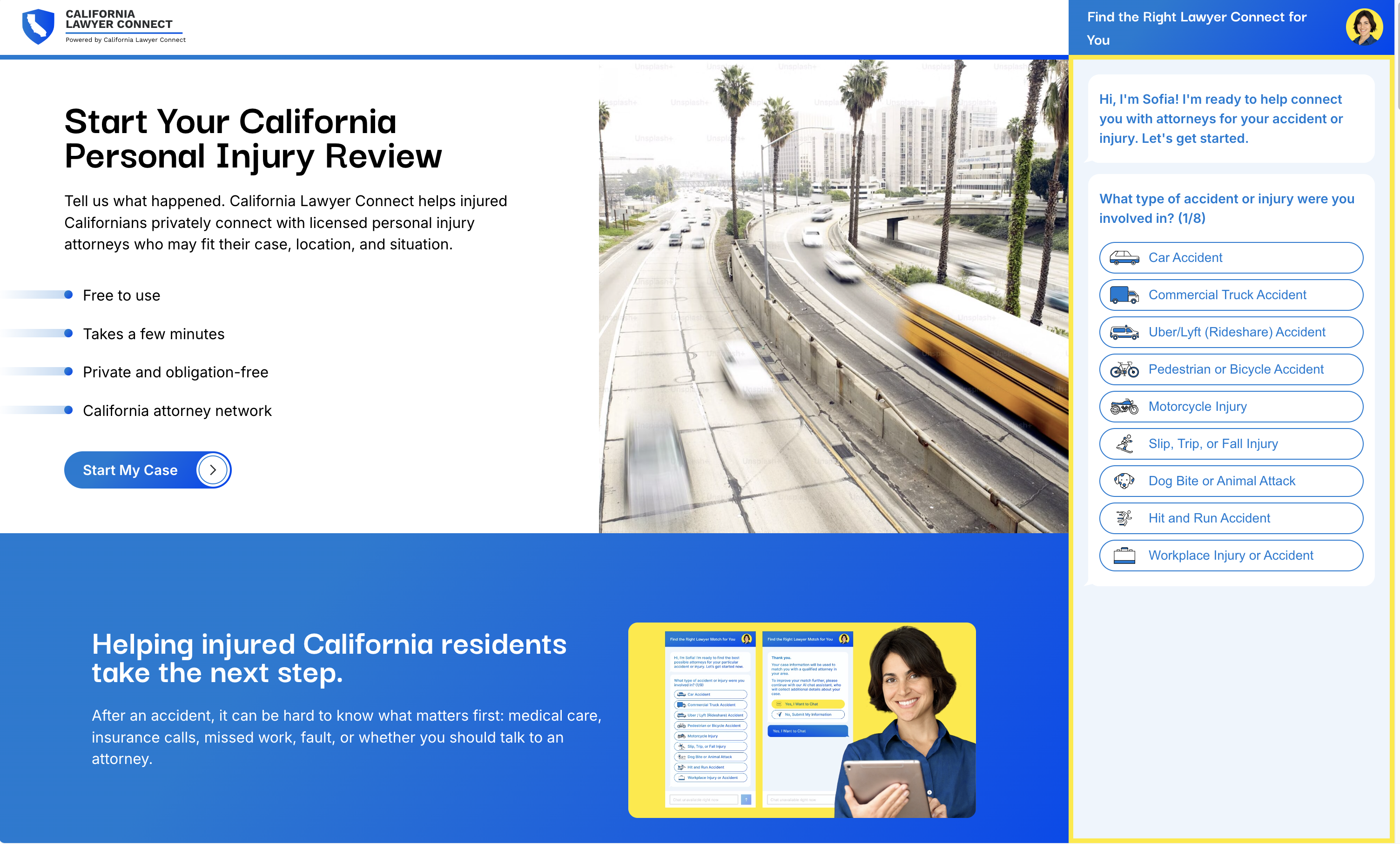 California Lawyer Connect - Desktop